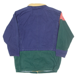 FRENCH Country EXPRESS Womens Coat Blue Colourblock S