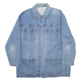 CABIN CREEK Womens Denim Jacket Blue L