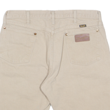 WRANGLER Cut Off Mens Denim Shorts Beige M W32