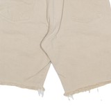 WRANGLER Cut Off Mens Denim Shorts Beige M W32