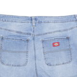 DICKIES Turn Up Stretch Womens Denim Shorts Blue L W36