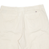 TOMMY HILFIGER Mens Cargo Shorts Cream L W38