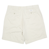 NAUTICA Mens Chino Shorts Cream XL W38