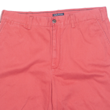 NAUTICA Mens Chino Shorts Red 90s L W36