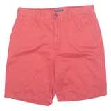 NAUTICA Mens Chino Shorts Red 90s L W36