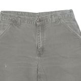 CARHARTT Carpenter Denim Mens Workwear Shorts Grey L W35