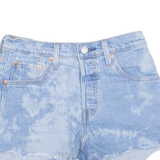 LEVI'S Cut Off 501 Womens Denim Shorts Blue XS W26