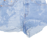 LEVI'S Cut Off 501 Womens Denim Shorts Blue XS W26