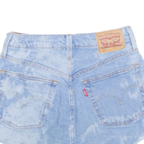 LEVI'S Cut Off 501 Womens Denim Shorts Blue XS W26