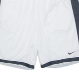 NIKE Mens Sports Shorts White Relaxed L W36