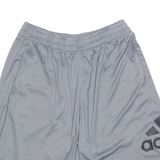 ADIDAS Mens Sports Shorts Grey Relaxed XL W28
