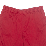 NIKE Mens Sports Shorts Red Relaxed XL W36