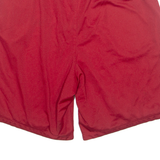 NIKE Mens Sports Shorts Red Relaxed XL W36