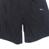 PUMA Mens Sports Shorts Black Relaxed M W28