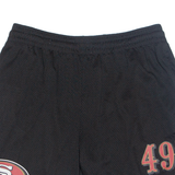 NFL San Francisco 49ers USA Mens Sports Shorts Black Relaxed 2XL W36