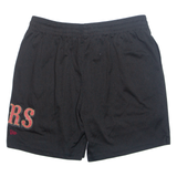 NFL San Francisco 49ers USA Mens Sports Shorts Black Relaxed 2XL W36