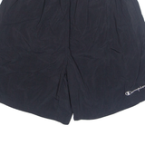 CHAMPION Mesh Lined Mens Swimming Shorts Black Relaxed L W26