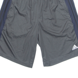 ADIDAS PRIME GREEN Mens Sports Shorts Grey Relaxed M W26