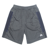 ADIDAS PRIME GREEN Mens Sports Shorts Grey Relaxed M W26