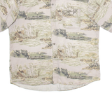 REDHEAD Mens Shirt Brown Crazy Pattern XL