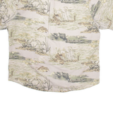 REDHEAD Mens Shirt Brown Crazy Pattern XL