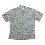 BISHOP ST Mens Shirt Black Crazy Pattern M