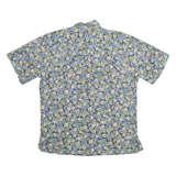 BISHOP ST Mens Shirt Black Crazy Pattern M