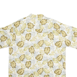 SCANDIA WOODS Mens Hawaiian Shirt Beige Floral XL
