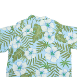 PURITAN Mens Hawaiian Shirt Blue Floral XL