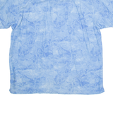 NAUTICA Mens Hawaiian Shirt Blue Crazy Pattern XL