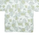 AMERICAN FISHING TACKLE CO Mens Hawaiian Shirt Green Crazy Pattern XL