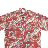 WINDHAM POINTE Mens Hawaiian Shirt Red Floral M