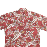 WINDHAM POINTE Mens Hawaiian Shirt Red Floral M