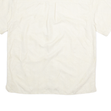 JOS. A. BANK Mens Hawaiian Shirt Cream Crazy Pattern L