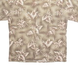 BATIK BAY Mens Hawaiian Shirt Green Floral L