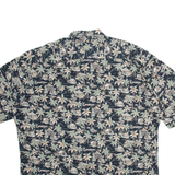 CAMPIA MODA Mens Hawaiian Shirt Black Crazy Pattern XL