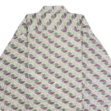CAMBRIDGE CLASSICS Mens Shirt Green 90s Floral Long Sleeve L