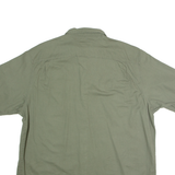 WRANGLER Mens Plain Shirt Green 90s XL