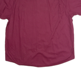 WRANGLER Mens Plain Shirt Maroon 90s XL