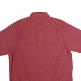 WRANGLER Mens Plain Shirt Red 90s XL