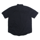 PENMANS Mens Plain Shirt Black 90s L