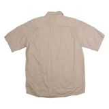 WRANGLER Mens Plain Shirt Beige L