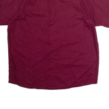 WRANGLER Mens Plain Shirt Maroon XL