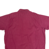WRANGLER Mens Plain Shirt Red 90s XL