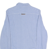 DIESEL Slim Fit Mens Shirt Blue Gingham Long Sleeve L