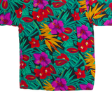 Mens Shirt Green 90s Floral S