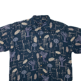 NEWPORT BLUE ISLAND Mens Shirt Blue Crazy Pattern L