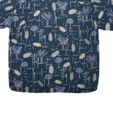 NEWPORT BLUE ISLAND Mens Shirt Blue Crazy Pattern L