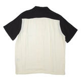 CARIBBEAN Mens Plain Shirt Cream L