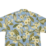BERMUDA BAY Mens Hawaiian Shirt Blue Floral XL